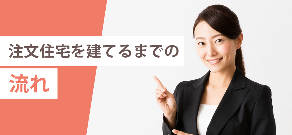 「注文住宅を建てるまでの流れ」の画像